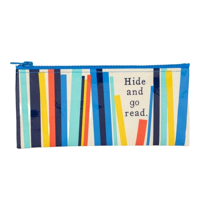 BLUE Q Pencil Case - Hide And Go Read