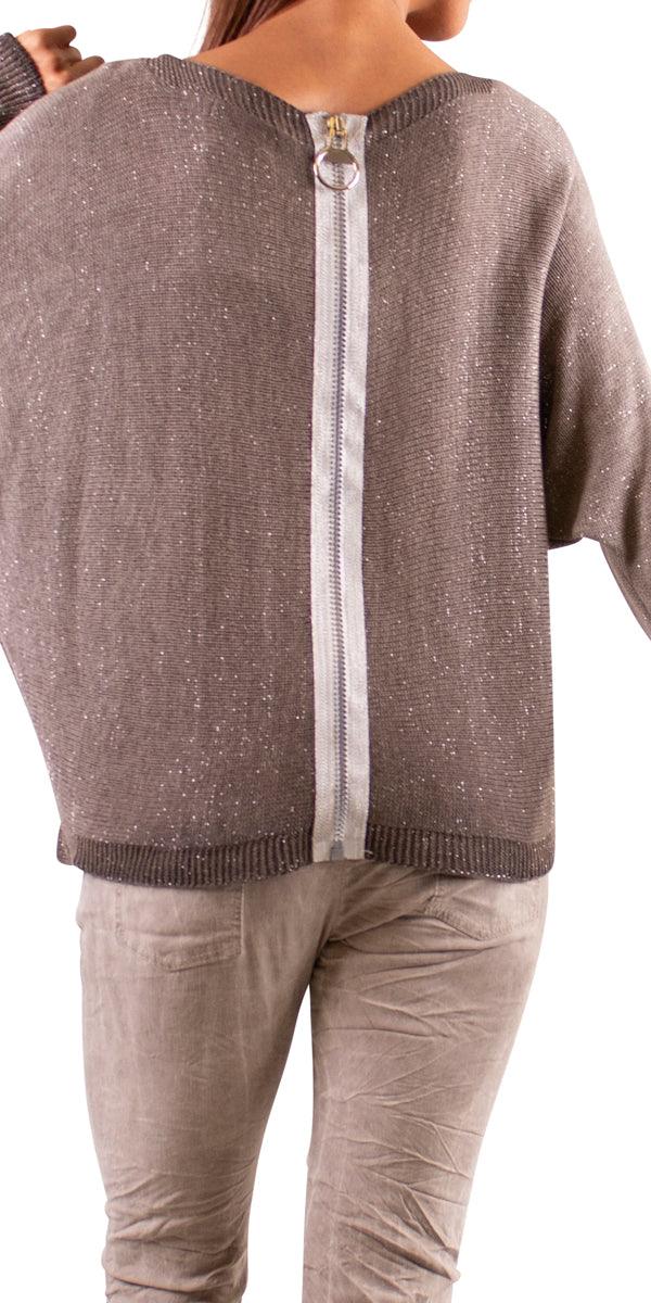 Boatneck Knit Sweater