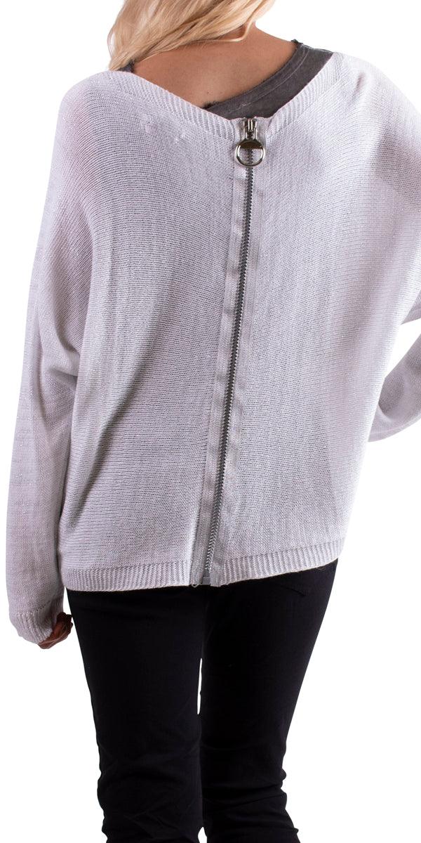 Boatneck Knit Sweater