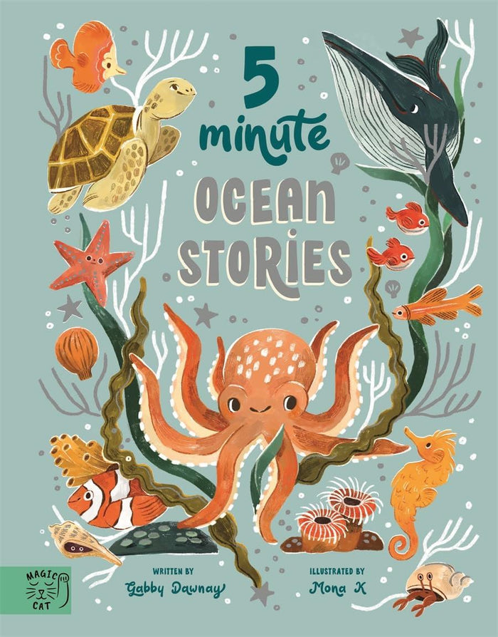 Book - 5 Minute Ocean Stories (Magic Cat) - Cover