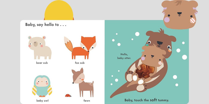 Book - Baby Touch: Baby Animals - Spread 1