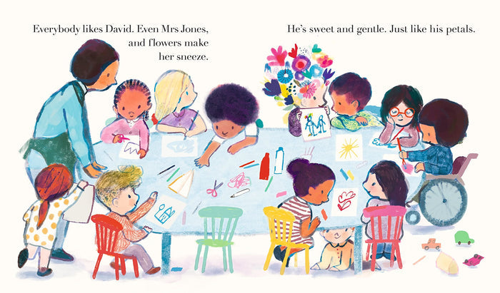 Book - Boy With Flowers In His Hair - Spread 2