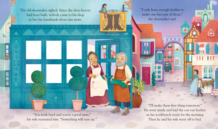Book - Elves And The Shoemaker - Spread 1