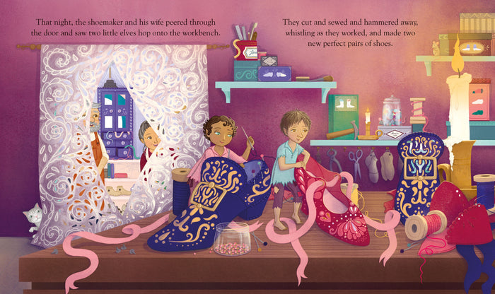 Book - Elves And The Shoemaker - Spread 3