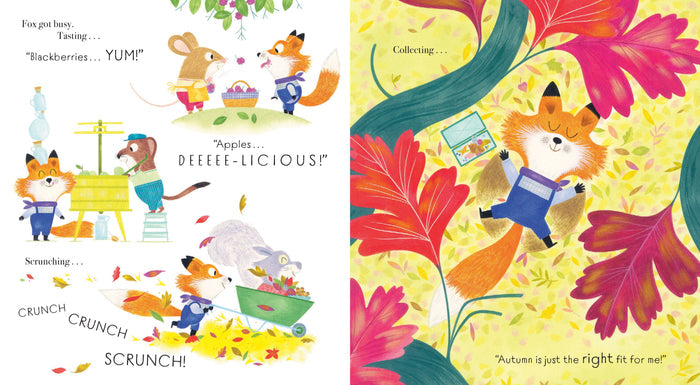 Book - Fox's Favourite Autumn - Spread 1