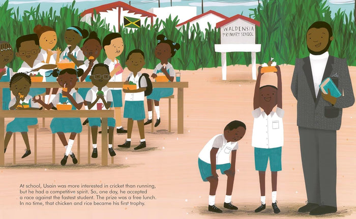 Book - Little People, Big Dreams - Usain Bolt - Spread 2