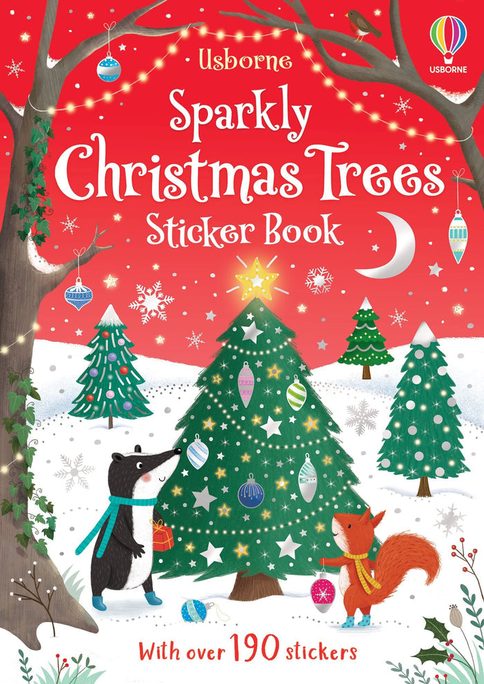 Book - Sparkly Christmas Trees Sticker Book