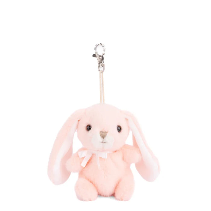 Bouncy Bunny Bag Charm Peach