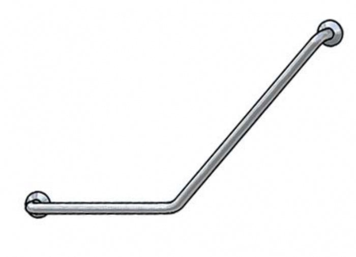 Bradley 832 Ambulant Toilet Grab Rail 45 Degree Left Hand