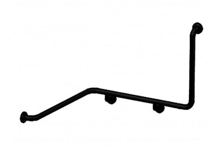 Bradley 832-MB Corner Toilet Grab Rail 90 Degree Left Hand