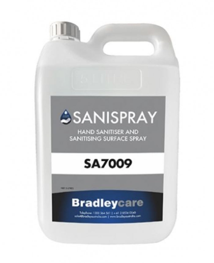 Bradley Bradleycare SA7009 Sanispray Hand Sanitiser and Surface Cleaner