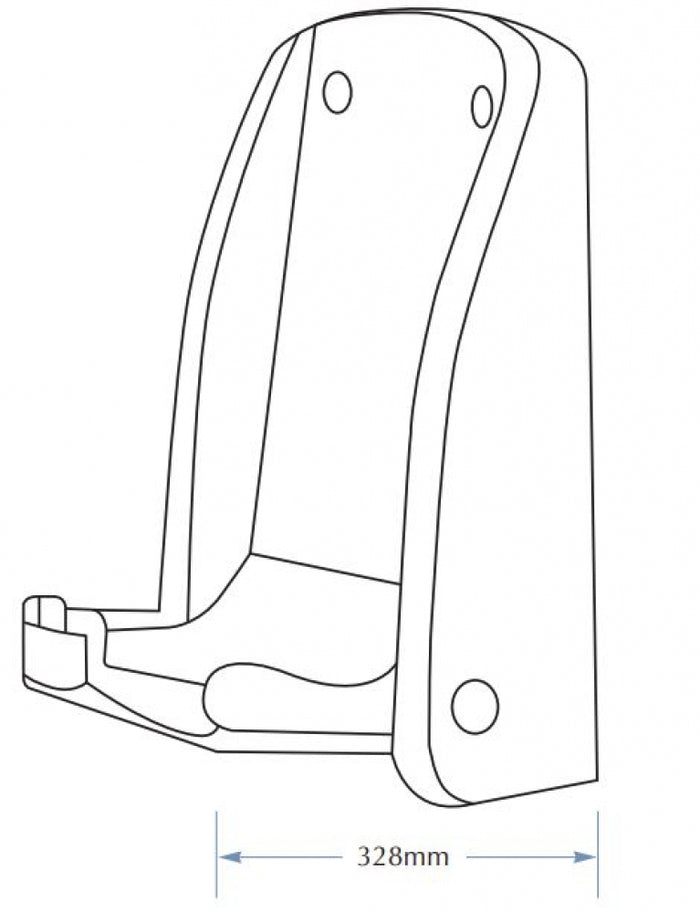 Bradley ICC-002A Baby Seat Surface Mounted