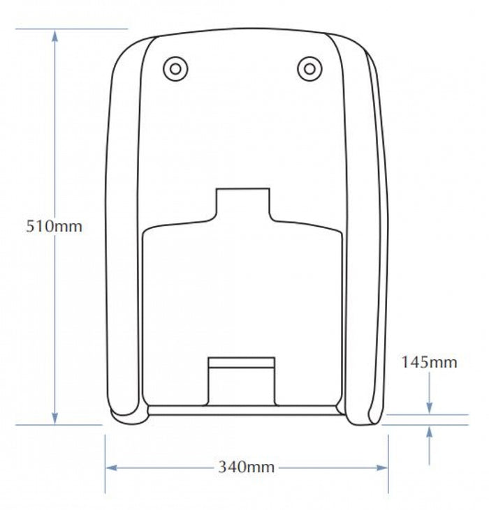 Bradley ICC-002A Baby Seat Surface Mounted