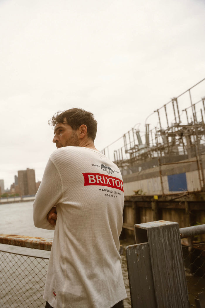 Brixton Altered Threads Thermal - Off White