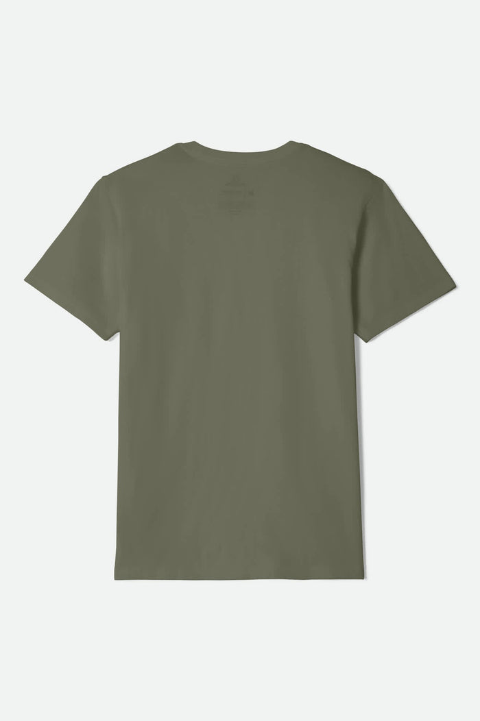 Brixton Cuts Relaxed Tee - Olive
