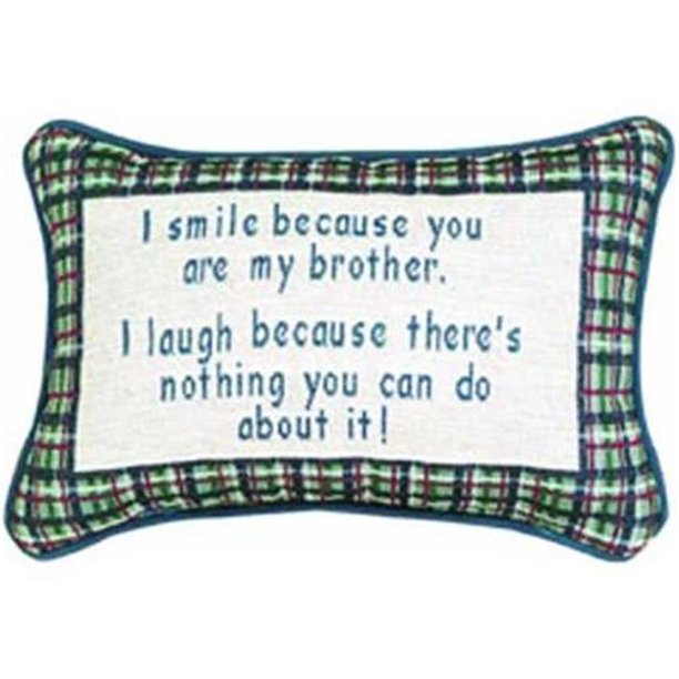 Brother Throw Pillow