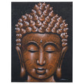 Buddha Copper Brocade Art Painting