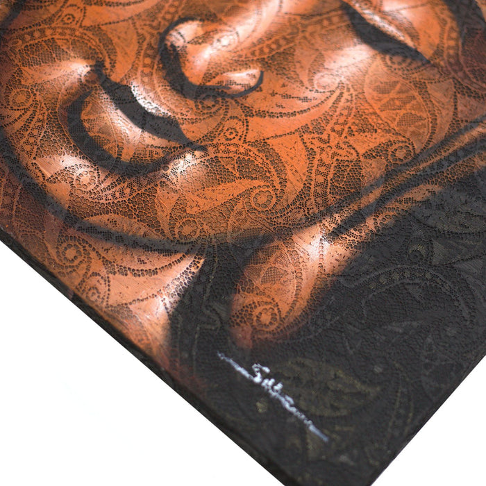 Buddha Copper Brocade Art Painting