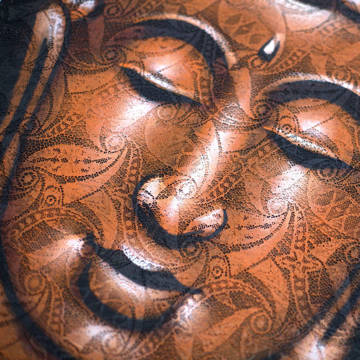 Buddha Copper Brocade Art Painting