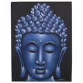 Buddha Painting Blue Sand Finish
