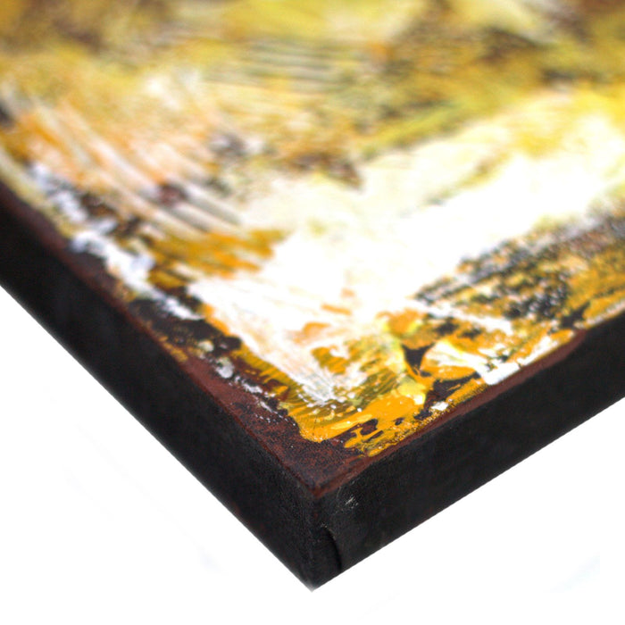 Buddha Painting Blue Sand Finish