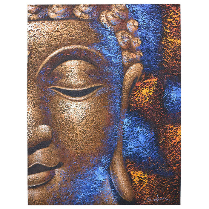 Buddha Painting Copper Face