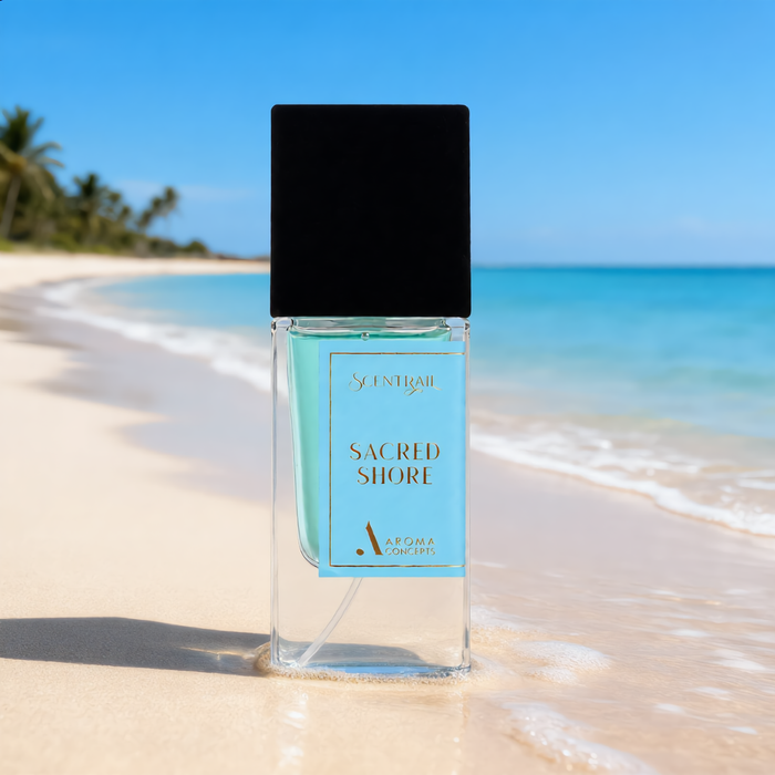 sacred shore unisex perfume - scentrail by aromaconcepts