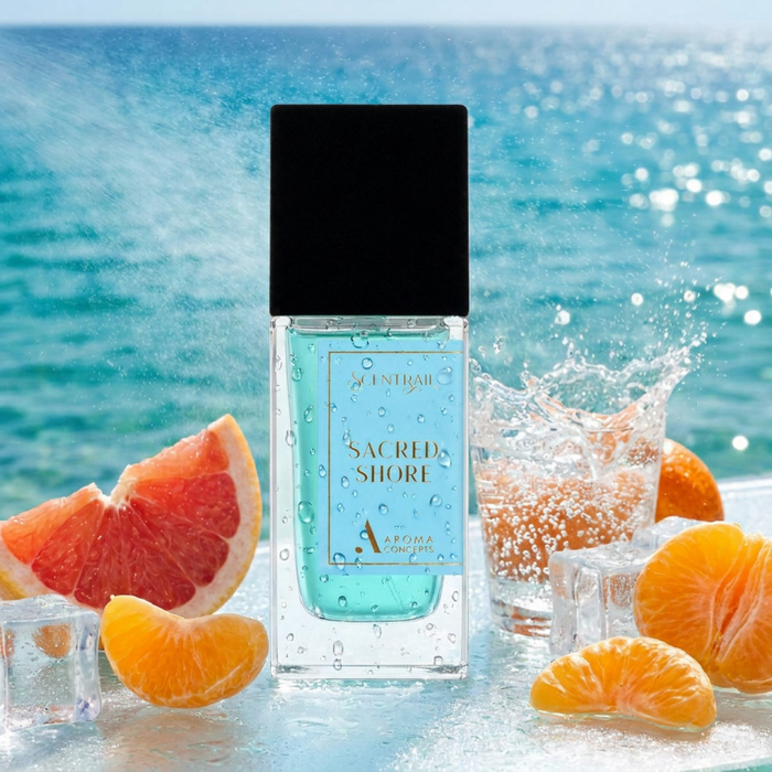 sacred shore unisex perfume - scentrail by aromaconcepts