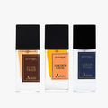 perfume set of scentrail - suede trace, golden layal, urban pulse