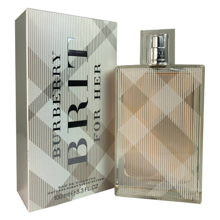 Burberry Brit For Her Women's Eau de Toilette Spray 3.3 oz (100mL) - ShanShar Beauty : The world of beauty.