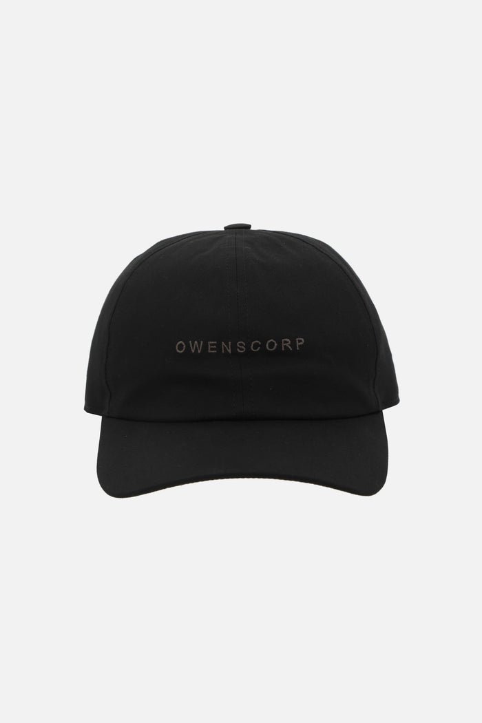 canvas baseball cap with Owenscorp embroidery