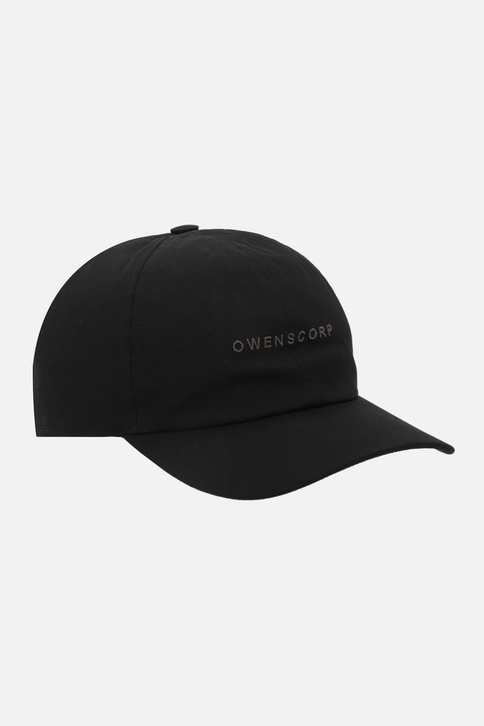 canvas baseball cap with Owenscorp embroidery