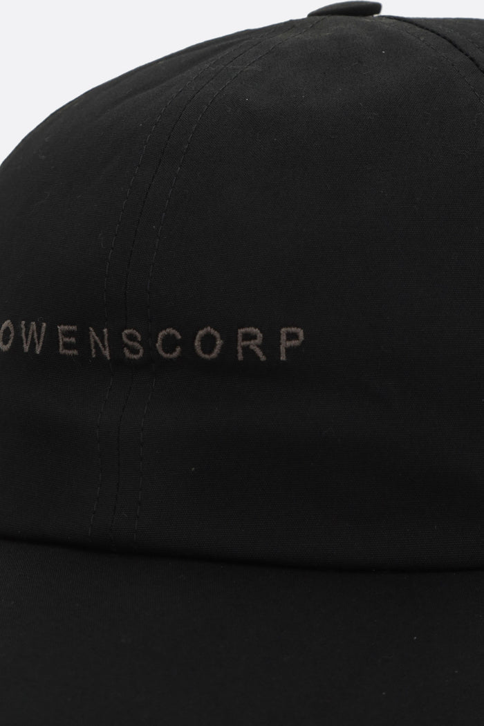 canvas baseball cap with Owenscorp embroidery
