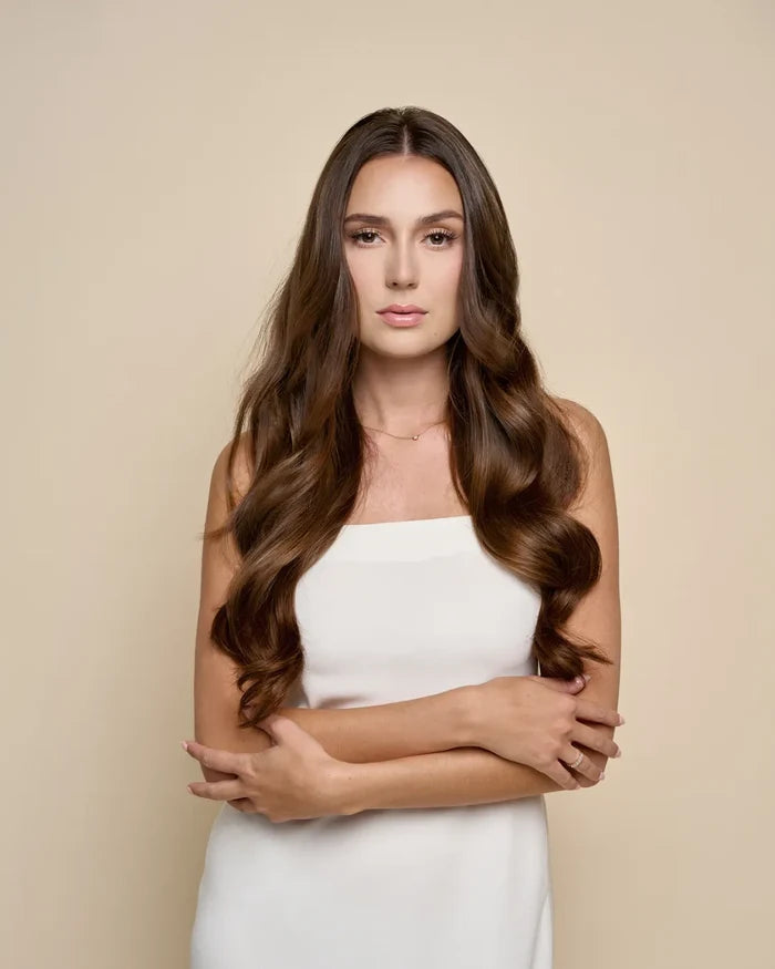 Caramel Brown (4) Seamless Clip-Ins