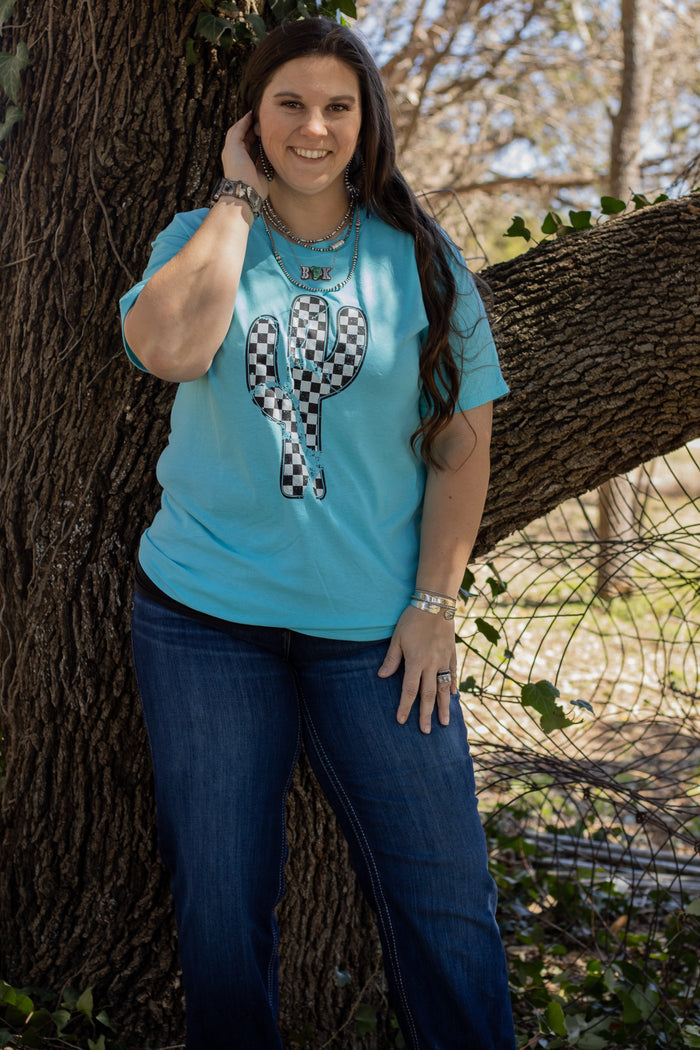 Carribean Grunge Cactus Tee