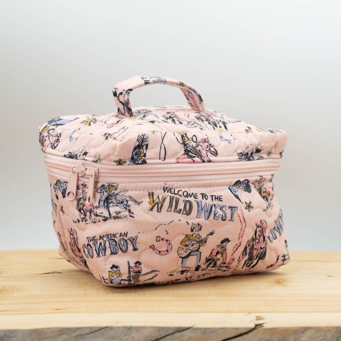 Cattle Drive Quilted Travel Case