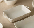 Certified Linen Cream Medium Rectangular Baker 14in x 8.75in x 2.75in