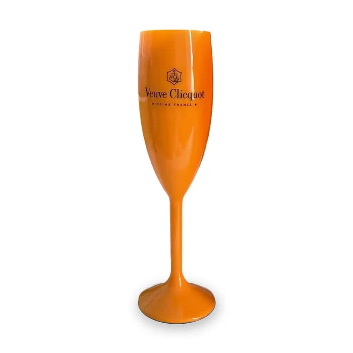Champagne Flute- Org Label Veuve Inspired