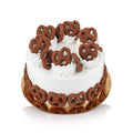 Chocolate Covered Pretzel Ice Cream Cake