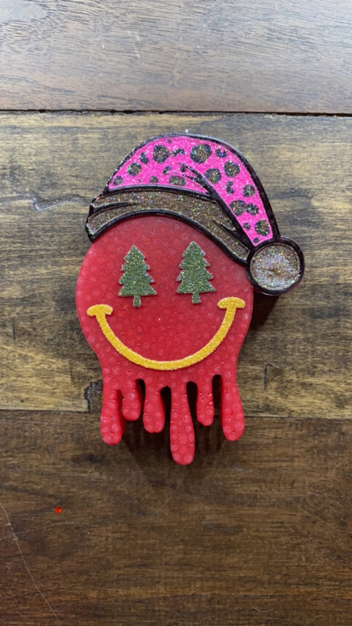 Christmas Drip Smiley Freshie