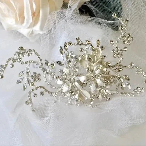 Wedding Hair Accessories - Crystal Bridal Hair Clip/Vine