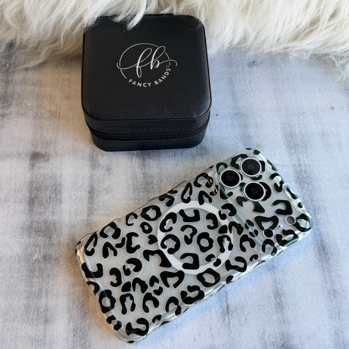 Clearly Wild Wavy Luxe Clear MagSafe Case for iPhone