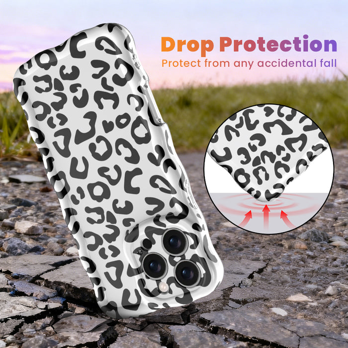 Clearly Wild Wavy Luxe Clear MagSafe Case for iPhone