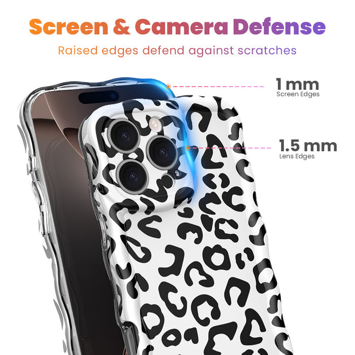 Clearly Wild Wavy Luxe Clear MagSafe Case for iPhone