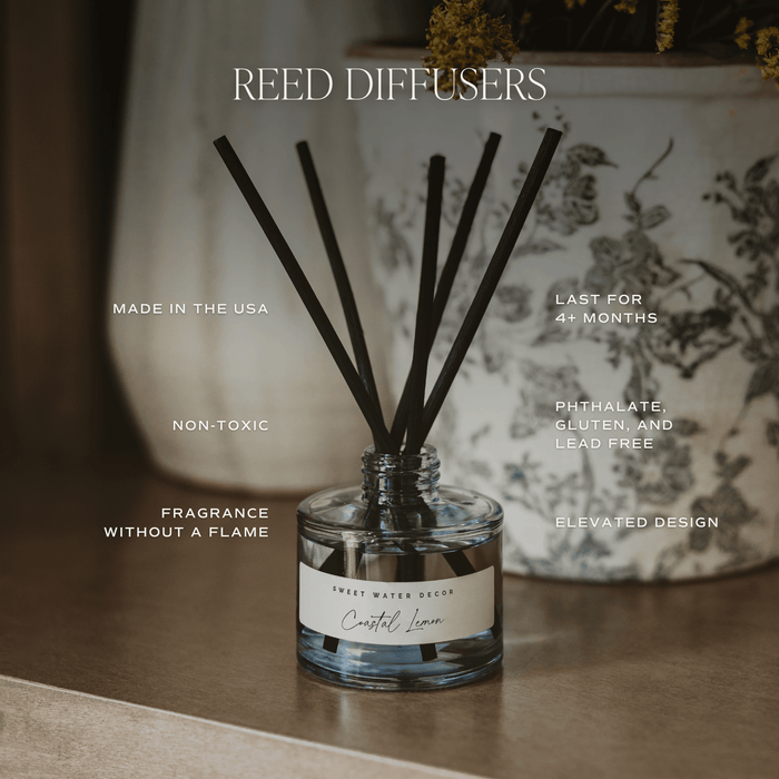 Coastal Lemon Reed Diffuser - Gifts & Home Decor - Olita Gifts & Goods