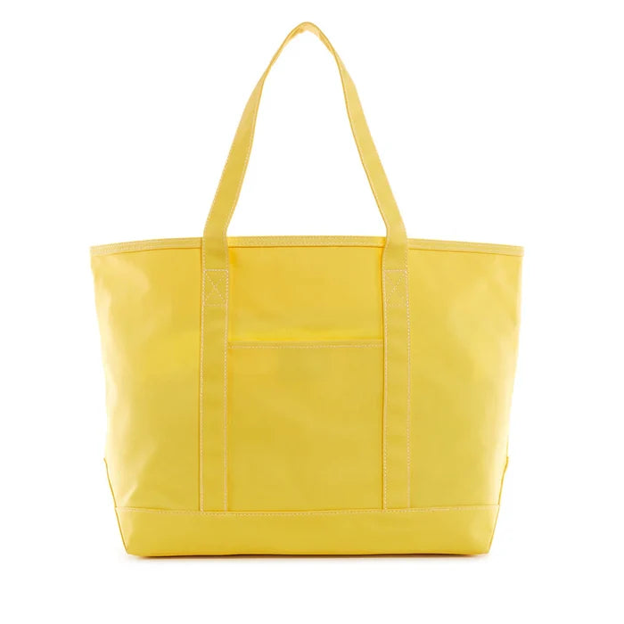 Coated Canvas Maxi Tote