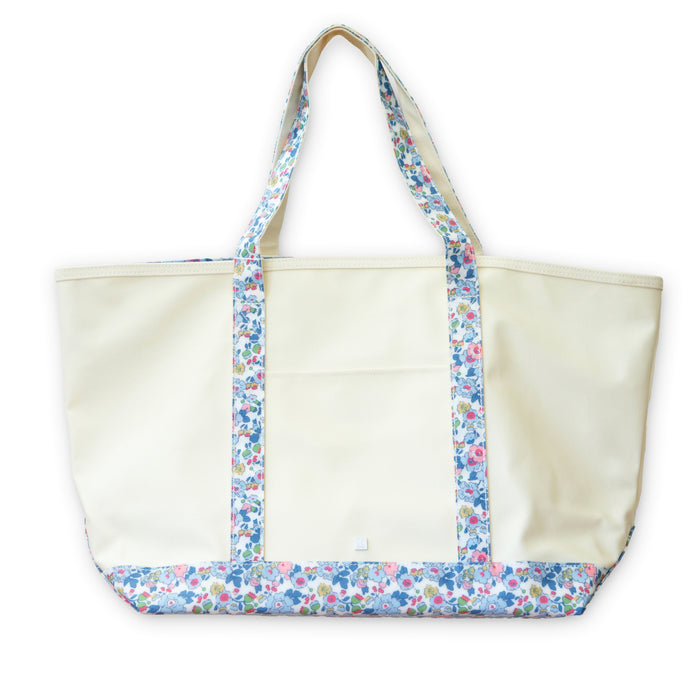 Coated Canvas Maxi Tote