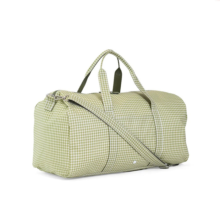 Coated Canvas Weekender Duffel Bag