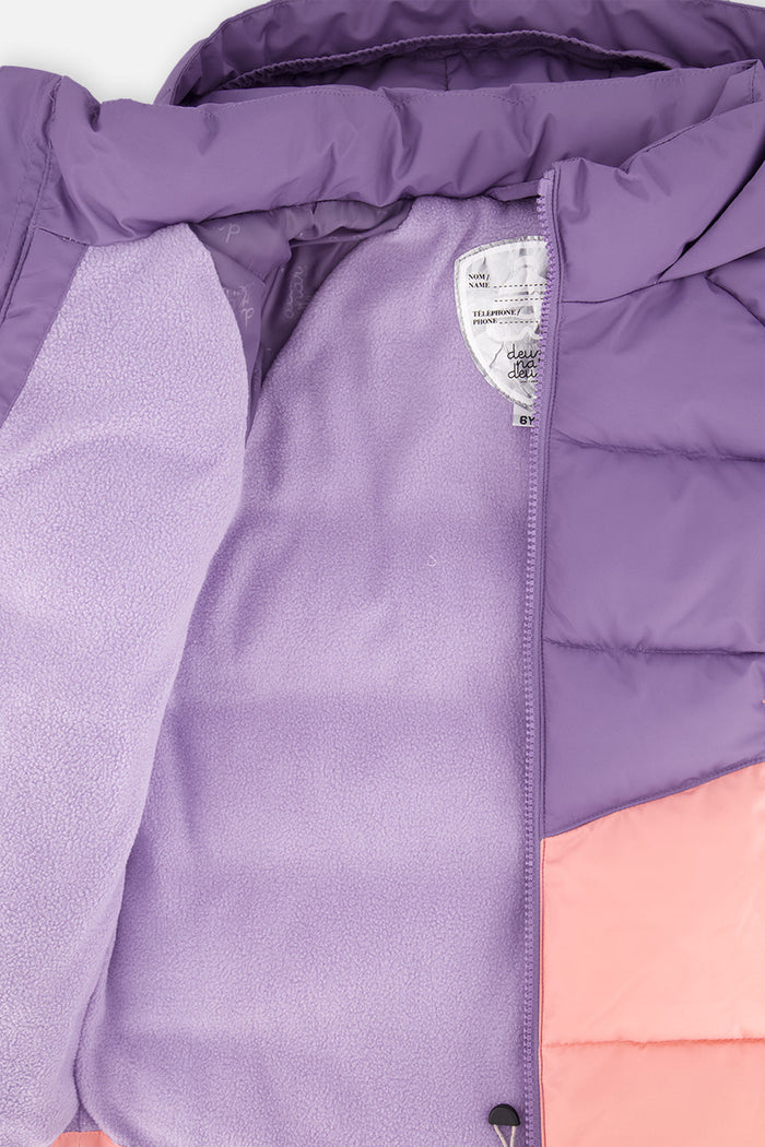 Color-Block Winter Jacket Violet-3
