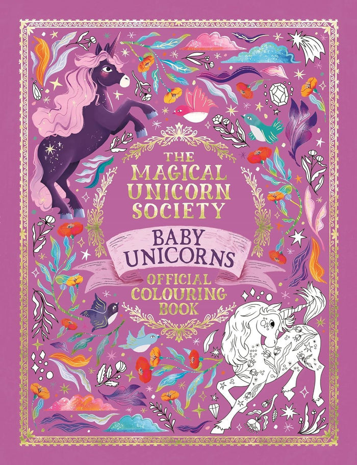 Colouring Book - Magical Unicorn Society - Baby Unicorns